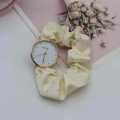 Elegant & Cute Satin Scrunchie Watch for Girls. 