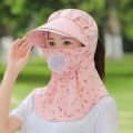 Sun Hat Women's Summer UV Protection Cover Face Summer Hat Spot Cap Sun Protection Wide Brim Full Face Sun Cycling. 