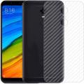 For Xiaomi Redmi 5 Plus Transparent 3D Carbon Fiber Back Skin Rear Screen Guard Protector Sticker.
