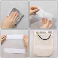 Elastic Mesh Storage Bag - For Kitchen Storage Fruits, Vegetables, Trash bag, Miscellaneous - Reusable ,Free Wall Mounted, Self-Adhesive - Hanging Storage Mesh Bags.