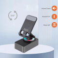 KISONLI M-1 Wireless Folding Bracket RGB Bluetooth Speaker With 360 Degree Phone Holder Stand. 