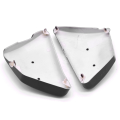 8x Black Motorcycle Battery Side Cover Frame Side Covers Panels for Suzuki GN125 GN 125. 