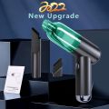 CENZIMO Mini Wireless Vacuum Cleaner 8500kpa Rechargeable For Home Car Office Dual Use USB Handheld Dry And Wet Strong Suction. 