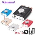 Nobsound HiFi NS-20G Mini Bluetooth 5.0 TPA3116 Digital Power Amplifier Hifi DSP Stereo Headphone Amp 100W+100W With Adapter - black. 