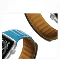 Silicone Magnetic Strap Watch Band For Apple Watch Series 9&8&7 41mm / SE 3&SE 2&6&SE&5&4 40mm / 3&2&1 38mm. 