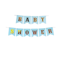 Baby Shower Card Banner in a Dazzling Array of Colors – Black, Pink & Sky Blue- (Pack of 1 Pcs).