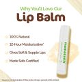 Mamaearth Nourishing Lip Balm with Vitamin E & Shea Butter 100% Natural Lip Care Deep Moisturization & Soft Lips 0.14 oz (4 g). 