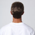 Dark Brown Men's Wig Short Bob Pixie Cut Natural Fluffy Hair Brown Layered Wigs Low Temperature Fiber for Male Daily Date Party.