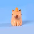 Cute Resin Miniature Capybara Figurines DIY Multicolor Cartoon Capybara Statue Bonsai Office Home Mini Animals Figurine Party Festival.