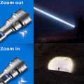 100000000 lumens flashlight torch lantern 500W high power USB charging telescopic zoom home outdoor camping portable lighting.