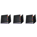 3X File Organizer Expanding File Folder, 13 Pockets , A4 Letter Size Paper Document Receipt Folder for Classroom, Home. 