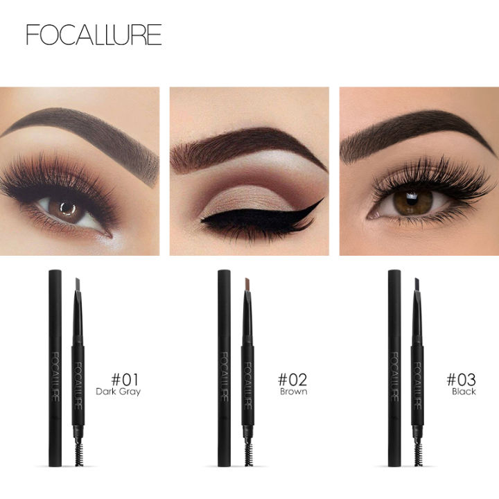 FOCALLURE%203%20Colors%20Eyebrow%20Pencil%20Precise%20Brow%20Eyeliner%20Long%20Lasting%20Waterproof%20Blonde%20Brown%20Eye%20Brow%20Makeup%20Cosmetics%20Tools%20-%20Image%204