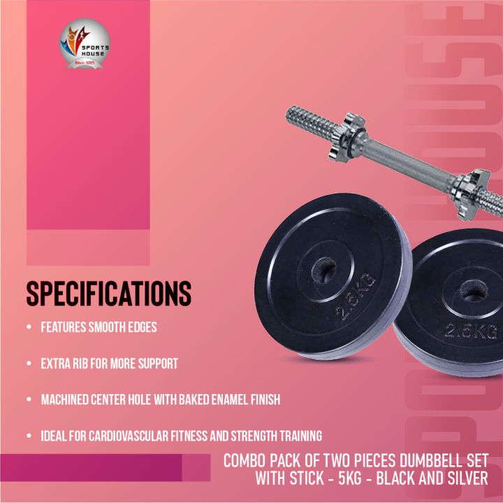 Combo%20Pack%20of%20Two%20Pieces%20Dumbbell%20Set%20With%20Stick%20-%205Kg%20-%20Black%20and%20Silver%20-%20Image%203
