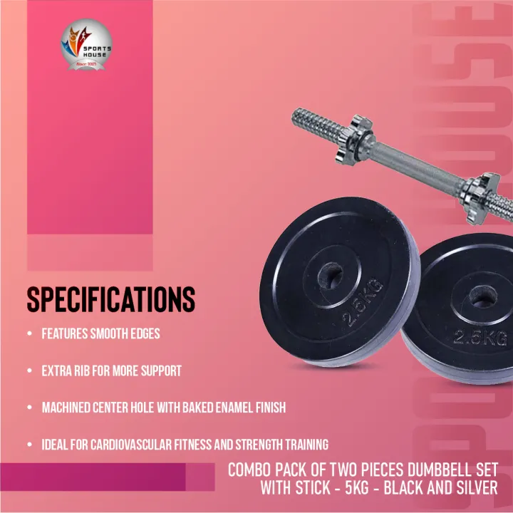 Combo%20Pack%20of%20Two%20Pieces%20Dumbbell%20Set%20With%20Stick%20-%205Kg%20-%20Black%20and%20Silver%20-%20Image%203