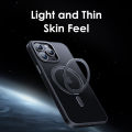 Luxury Magnetic Stand Phone Case For iphone 15 14 13 12 11 Pro Max Plus 360° Rotation Ring Holder Transparent Matte Cover Funda. 