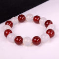 New Anime Fruits Basket Kyo Sohma Bracelet White Red Crystal Beads Bangle Bracelets for Women Men 1:1 Cosplay Props Jewelry. 