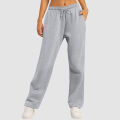 Wide Leg Pants For Women’S Fleece Lined Sweatpants Straight Pants Bottom All-Math Plain Fitness Joggers Pants Travel Basic. 