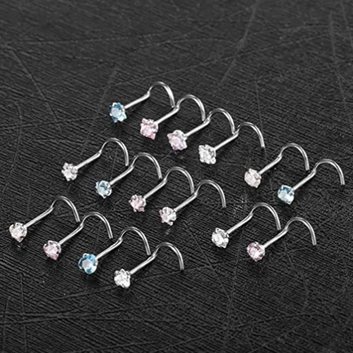 4PCS%20Surgical%20Steel%20Heart%20Nose%20Ring%20Stud%20Pack%20Real%20Star%20L%20Shape%20Nose%20Piercing%20Stud%20Set%20Square%20Nose%20Rings%20Set%20Piercing%20Nariz%20Lote%20-%20Image%202