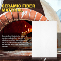High Temperature Gasket Paper, Ceramic Fiber Insulation Board, White for Fireplace DIY. 