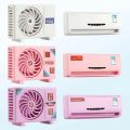 Air Conditioner Shape Fragrance Solar Energy Rotation Turntable Diffuser Dashboard Air Refill Stick Freshener Freshener Car L0E9. 