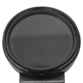 37mm Adjustable Nd Filter Nd2-400 Medium Gray Mirror Mobile Phone Camera Lens Black Aluminum 2Piece.