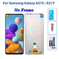 LCD No Frame For Samsung Galaxy A21s Display Touch Screen Digitizer Assembly Replacement Parts A217F A217M A217N. 