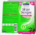 International UK product Skin care Aloe Vera Wax Strips Hair Remover Legs & Body used for male/ female - 36 pcs. 