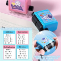 Math Roller Stamp Teacher Stamps 4PCS Roller Digital Teaching Stamp(Addition, Subtraction, Multiplication and Division). 