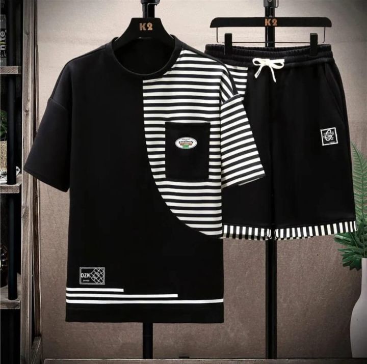 Summer%20Exclusive%20Black%20Printed%20Combo%20Set%20Half%20Sleeve%20T-Shirt%20&%20Quarter%20Pant%20For%20Men%20-%20T%20Shirt%20&%20Pant%20For%20Men%20-%20Image%204