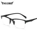 +0.75 To +4.0 Fashion Half-Frame Myopia Glassse Ultrlight Women Retro Clear Lens Reading Glasses Gafas Lectura Glasses for Men.