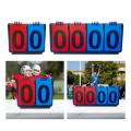 Sports Scoreboard Manual Score Flip Cards Lightweight Score Counter for Baseball Coaches Tennis Ball Basketball Football SnowWhite. 