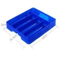 【happy one】New Kitchen Drawer Organizer Tray Spoon Cutlery Finishing Storage Box Kitchen Storage Organization White. 