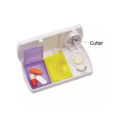 Portable Pill Cutter Splitter Divide Storage Case Medicine Box. 