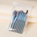 8Pcs/set Makeup Brushes Travel Make Up Brush Kit Mini Cosmetic Brushes for Face Foundation Blush Eye Shadow Powder Blusher Eyelash Brush Make Up Tools.