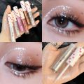 Waterproof Diamond Glitter Liquid Eyeliner Shimmer Eyeshadow Lying Silkworm Pen Eye Makeup.