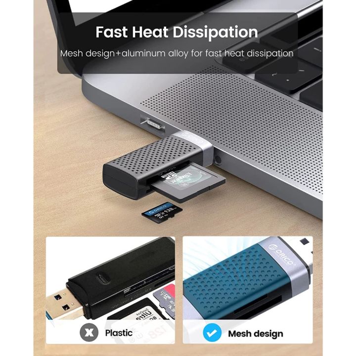 ORICO%20Card%20Reader%20USB%203.0%20Flash%20Smart%20Memory%20Card%202%20Slots%20for%20TF%20SD%20Micro%20SD%20SDXC%20SDHC%20MMC%20Card%20Adapter%20Laptop%20Accessories%20PC%20-%20Image%204