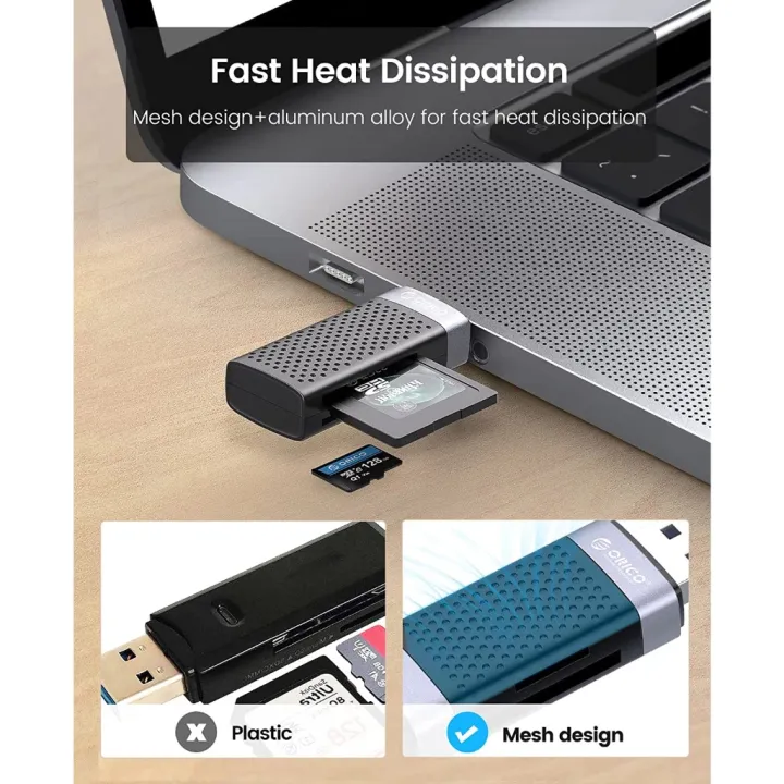 ORICO%20Card%20Reader%20USB%203.0%20Flash%20Smart%20Memory%20Card%202%20Slots%20for%20TF%20SD%20Micro%20SD%20SDXC%20SDHC%20MMC%20Card%20Adapter%20Laptop%20Accessories%20PC%20-%20Image%204