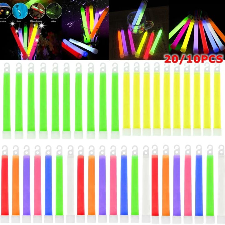 LED Glow Stick 6 Inch Survival Kit Military Glow Light Sticks Walking and Hiking Camping SOS Gear Outdoor Military Equipment