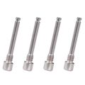 4X Titanium Bolts for Bicycle Disc Brake Pad Threaded Pin Inserts Screw for R Hydraulic Disk Caliper-Titanium.