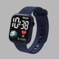 LED Digital Fashionable Luxury Silicone Band Sports Colourful Belt Watch  for Women. 
