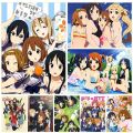 Japan Classic Anime Music K-On! Poster Print Cute Beautiful Girl Band HD 4K Canvas Painting Wall Art Home Living Room Decorative. 