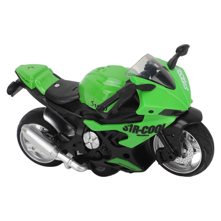 Alloy%20Motorcycle%20Model%20Toy,%20Fine%20Details%20Kids%20Motorcycle%20Toy%20Pull%20Back%20for%20Display%20-%20Image%204