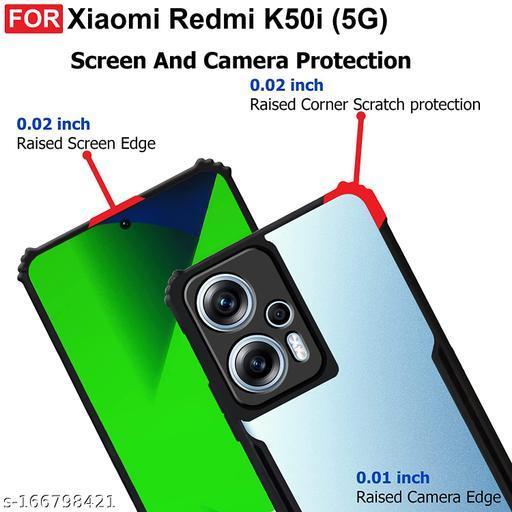 For%20Xiaomi%20Redmi%20K50i%20Xunddu%20Shockproof%20TPU%20Bumper%20Clear%20Acrylic%20Mobile%20Phone%20Case%20Back%20Cover%20-%20Image%203
