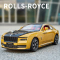 1/24 Alloy Diecast Car Model Rolls Royce Spectre Toy Simulation Limousine Pull Back Sound Light Advanced Decorative Toys for Boy. 