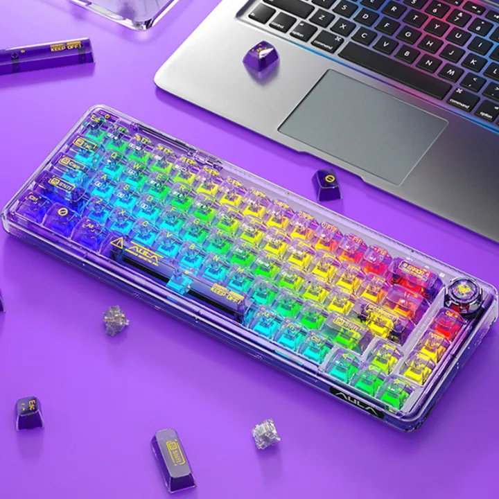 AULA/Tarantula%20F68%20Mechanical%20Keyboard%20Transparent%20Bluetooth%20Wireless%20Three-mode%20Gasket%20Customization%20-%20Image%207