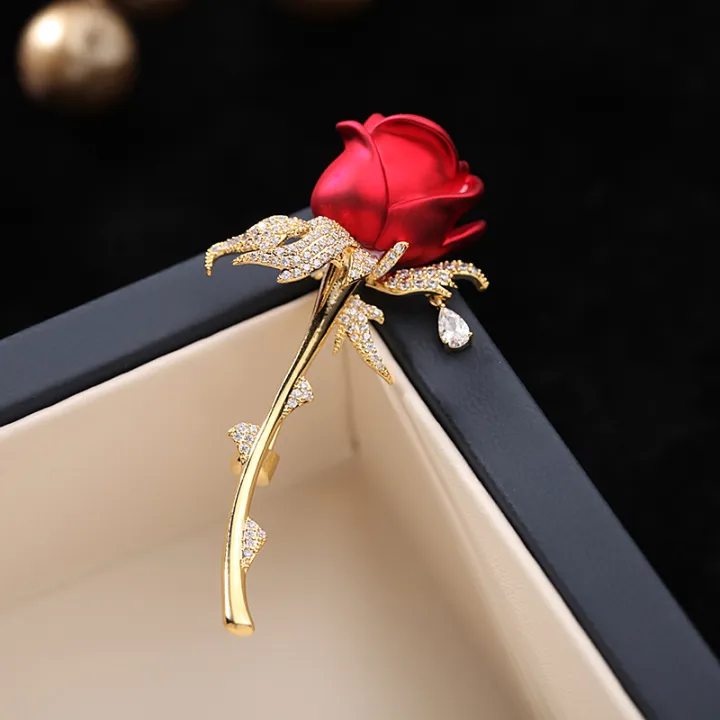 Rose%20brooch%20in%20Halloween%20crown%20Women's%20brooches%20party%20pins%20Badge%20for%20girls%20Light%20proof%20-%20Image%204