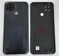 Realme C21 - ( Plastic ) Casing / Back Shell / Back Panel / Battery Cover / Back Door / Back Replacement Part with Button.