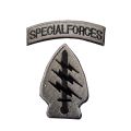 Badge military fan embroidery armband Velcro badge lightning shoulder badge personalized cloth patch wool face spot wholesale cloth label. 