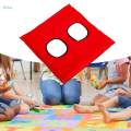 Kids Sensory Mat Preschool Jumping Mat Development Red 50cmx50cmx2cm. 