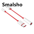Oneplus 13 13R 12 12R Nord 5 4 3 2 2T CE 3 4 Lite 11R 9RT 8T Ace5 Pro Usb Type C To 3 5MM Headphone Jack Adapter Audio Aux Cable. 